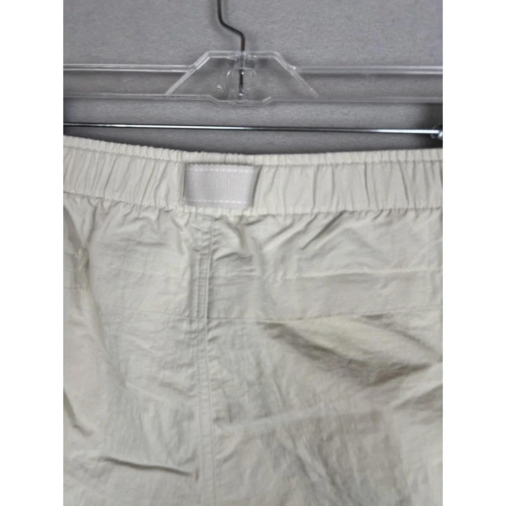 Lands End‎ Swim Trunks Shorts Mens 2XL Beige Nylon Mesh Lined Elastic Waist